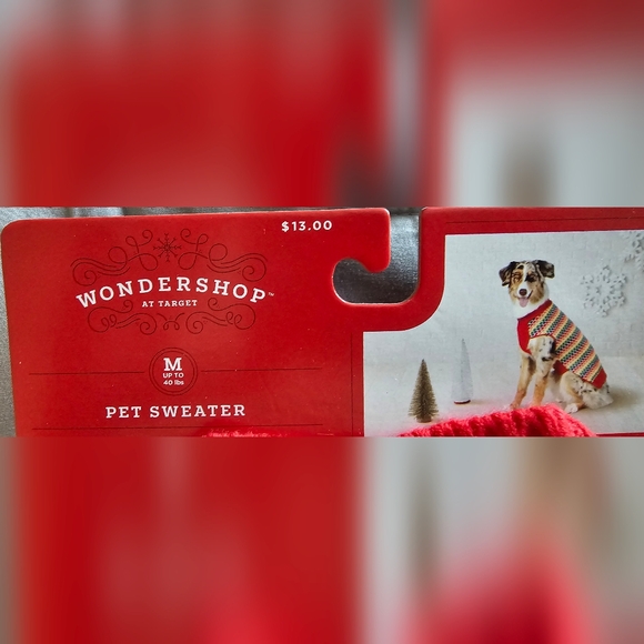 Wondershop at Target, Pet Sweater. SIZE M. Up to 40 lbs. - Picture 4 of 4